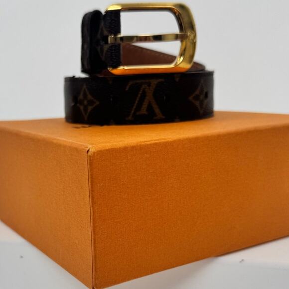 Women\'s Louis Vuitton Classic Monogram Canvas Belt Size 80/32 main image 8